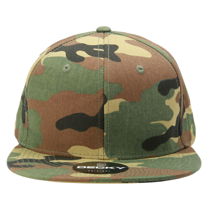 Decky 1047 Digital Camo Snapback Cap 6 Panel Camouflage Flat Bill Hat