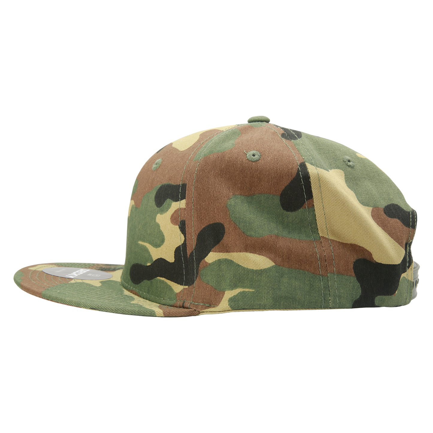 Decky 1047 Digital Camo Snapback Cap 6 Panel Camouflage Flat Bill Hat