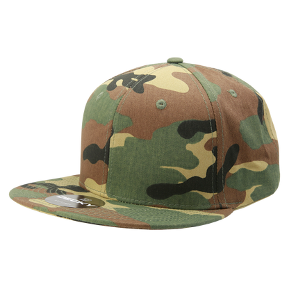 Decky 1047 Digital Camo Snapback Cap 6 Panel Camouflage Flat Bill Hat