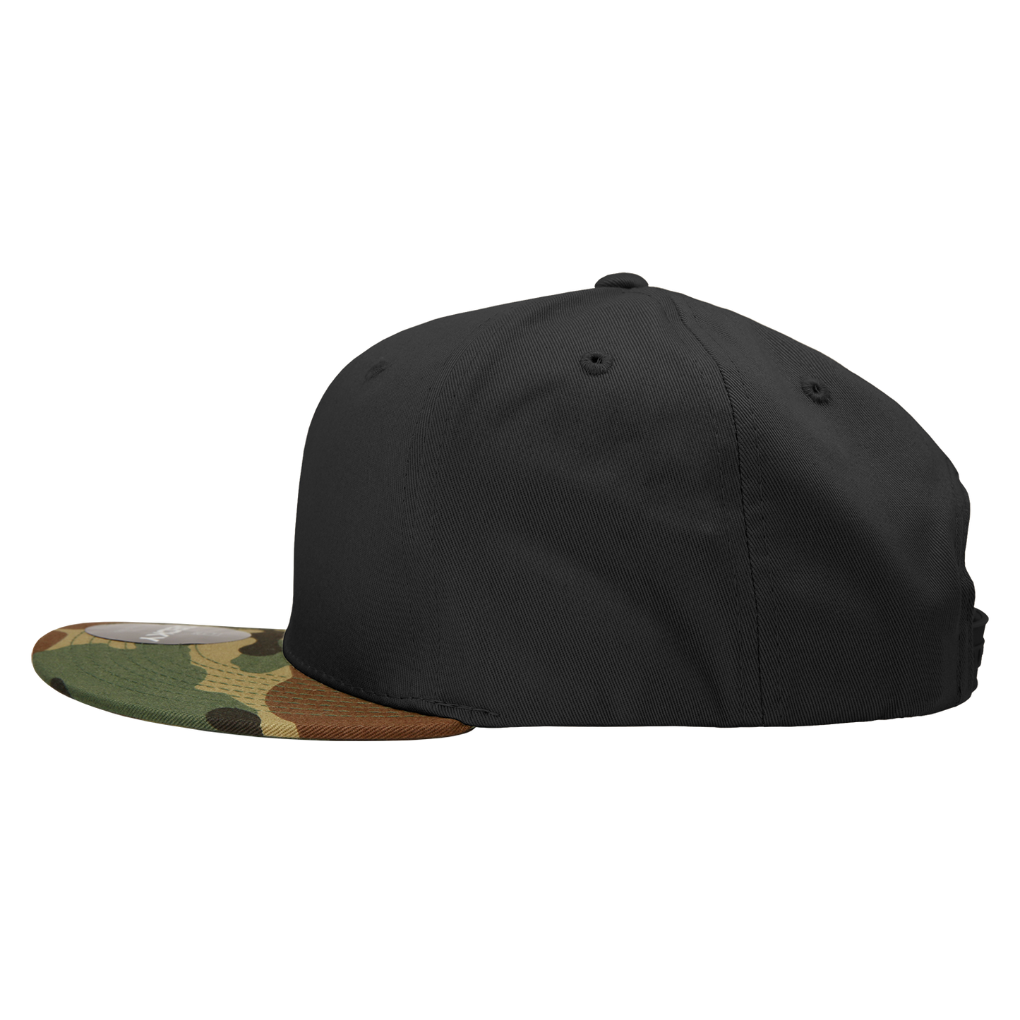 Decky 1047 Digital Camo Snapback Cap 6 Panel Camouflage Flat Bill Hat