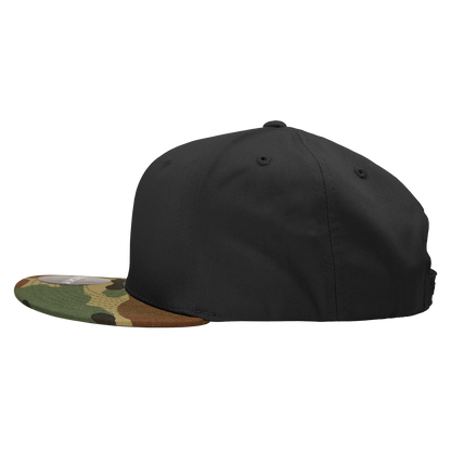 Decky 1047 Digital Camo Snapback Cap 6 Panel Camouflage Flat Bill Hat