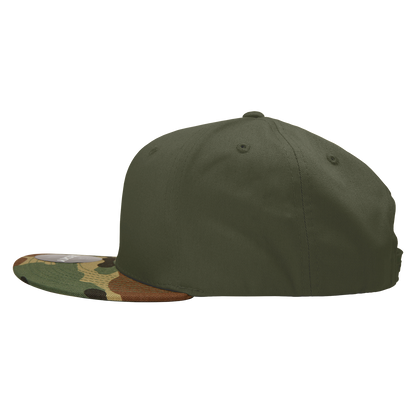 Decky 1047 Digital Camo Snapback Cap 6 Panel Camouflage Flat Bill Hat