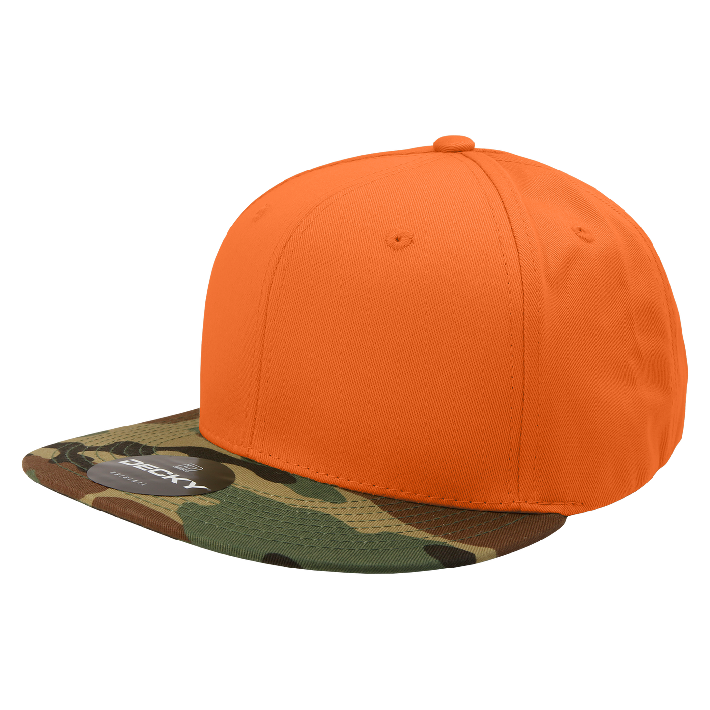 Decky 1047 Digital Camo Snapback Cap 6 Panel Camouflage Flat Bill Hat