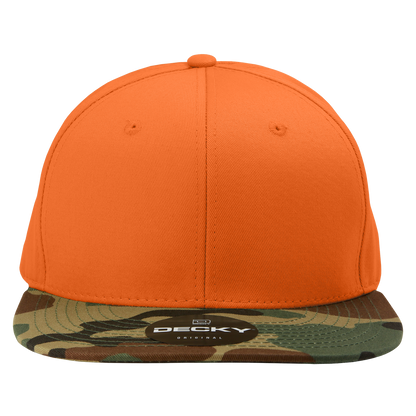 Decky 1047 Digital Camo Snapback Cap 6 Panel Camouflage Flat Bill Hat