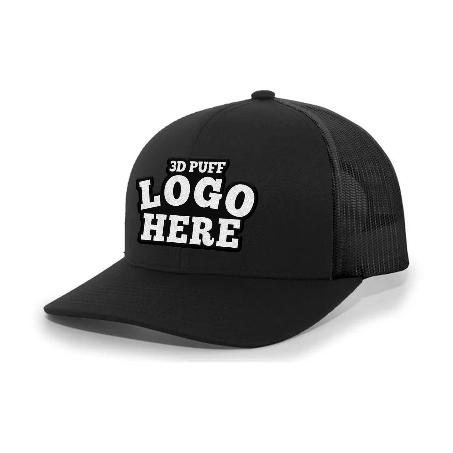 Custom Embroidered Pacific Headwear 104C Trucker Snapback Cap - 3D Embroidery