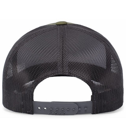 Pacific Headwear 104C Trucker Snapback Cap