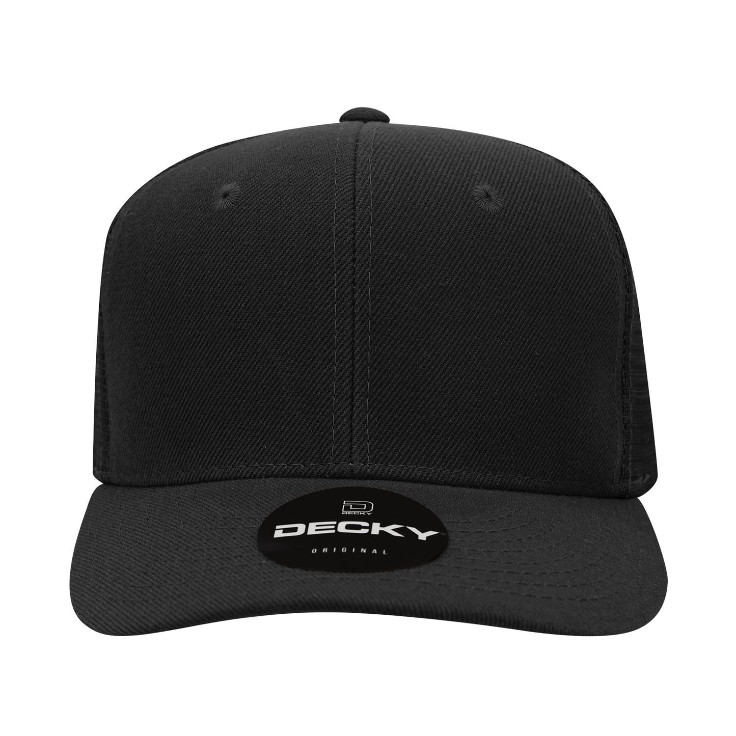 Decky 1053 6 Panel Curve Bill Trucker Cap - Blank