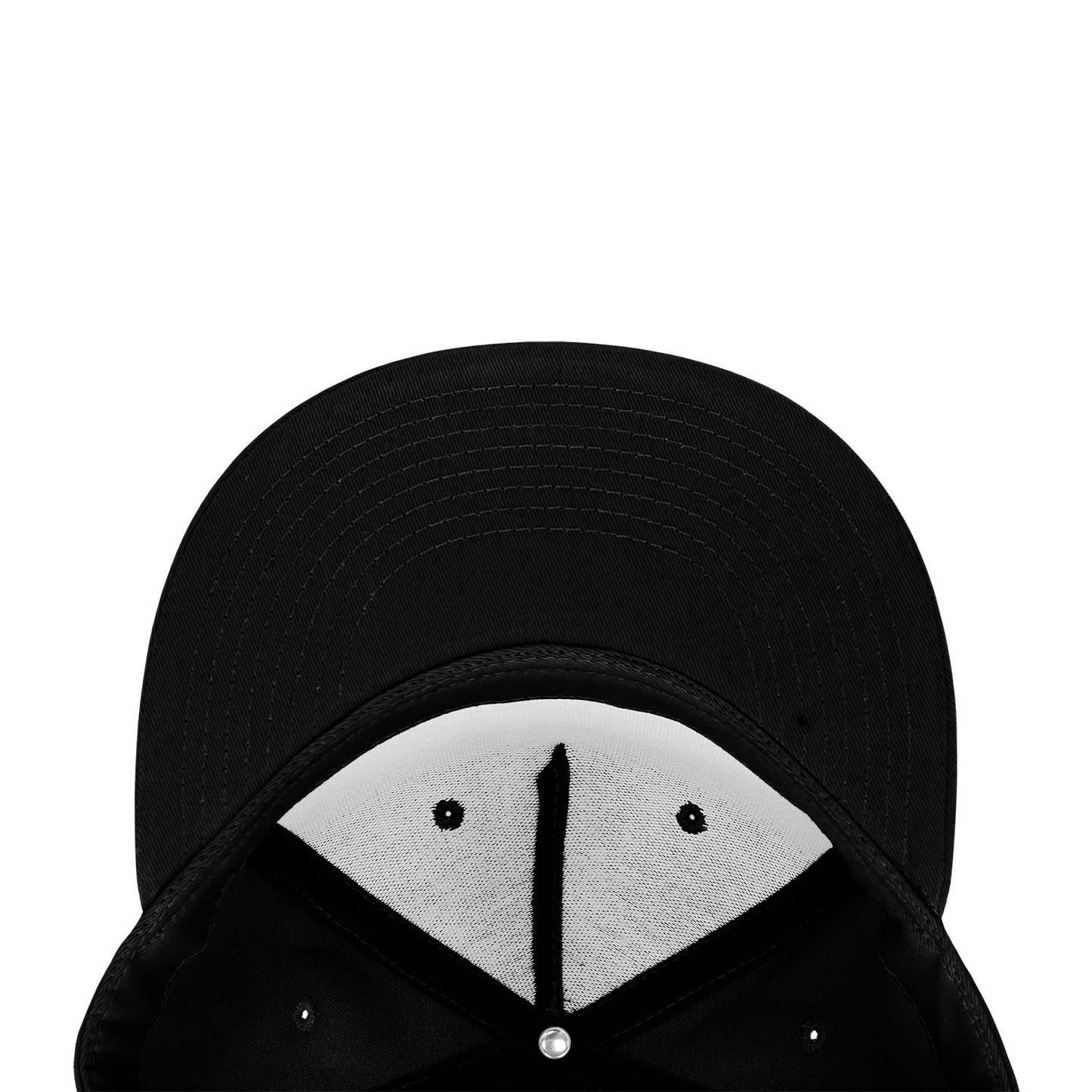 Decky 1064 5 Panel Flat Bill Hat Cotton Snapback - Blank