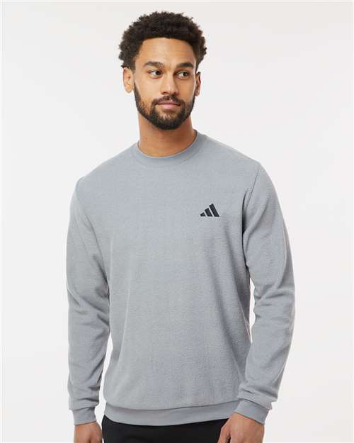 Adidas A586 Men's Terry Loop Crewneck Sweatshirt
