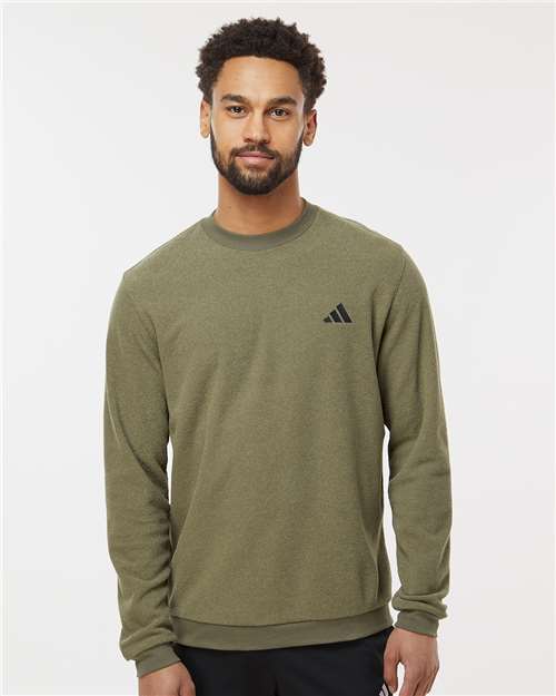 Adidas A586 Men's Terry Loop Crewneck Sweatshirt