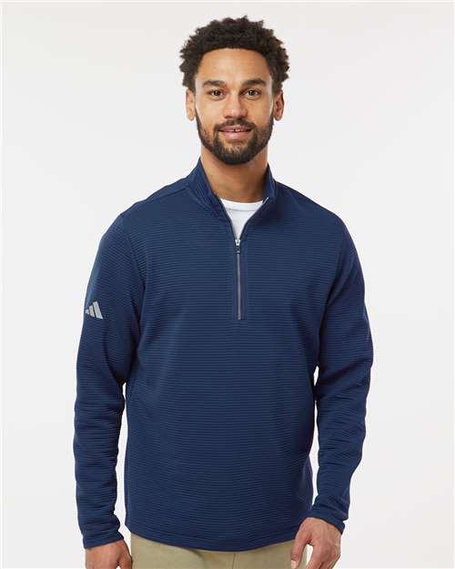 Adidas A588 Men's Spacer Quarter-Zip Pullover