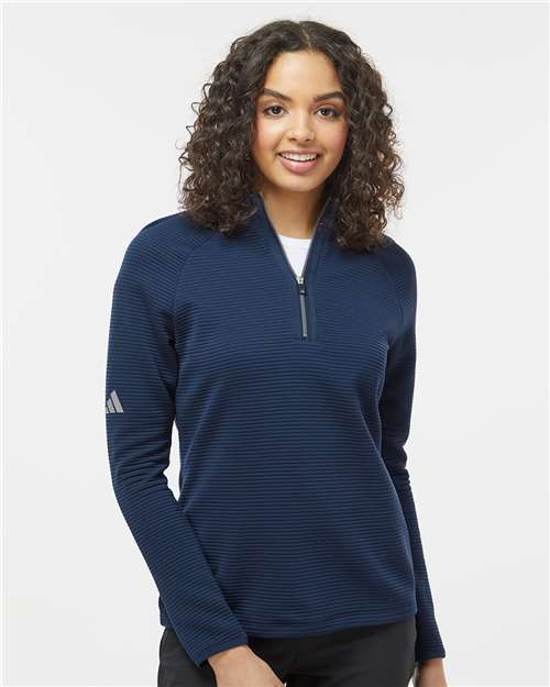 Adidas A589 Women's Spacer Quarter-Zip Pullover