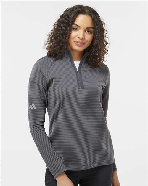 Adidas A589 Women's Spacer Quarter-Zip Pullover
