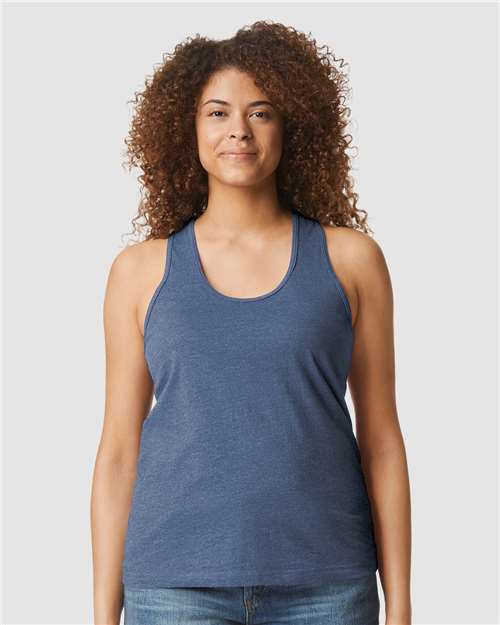 Gildan 64220LCVC Women's Softstyle® CVC Racerback Tank Top