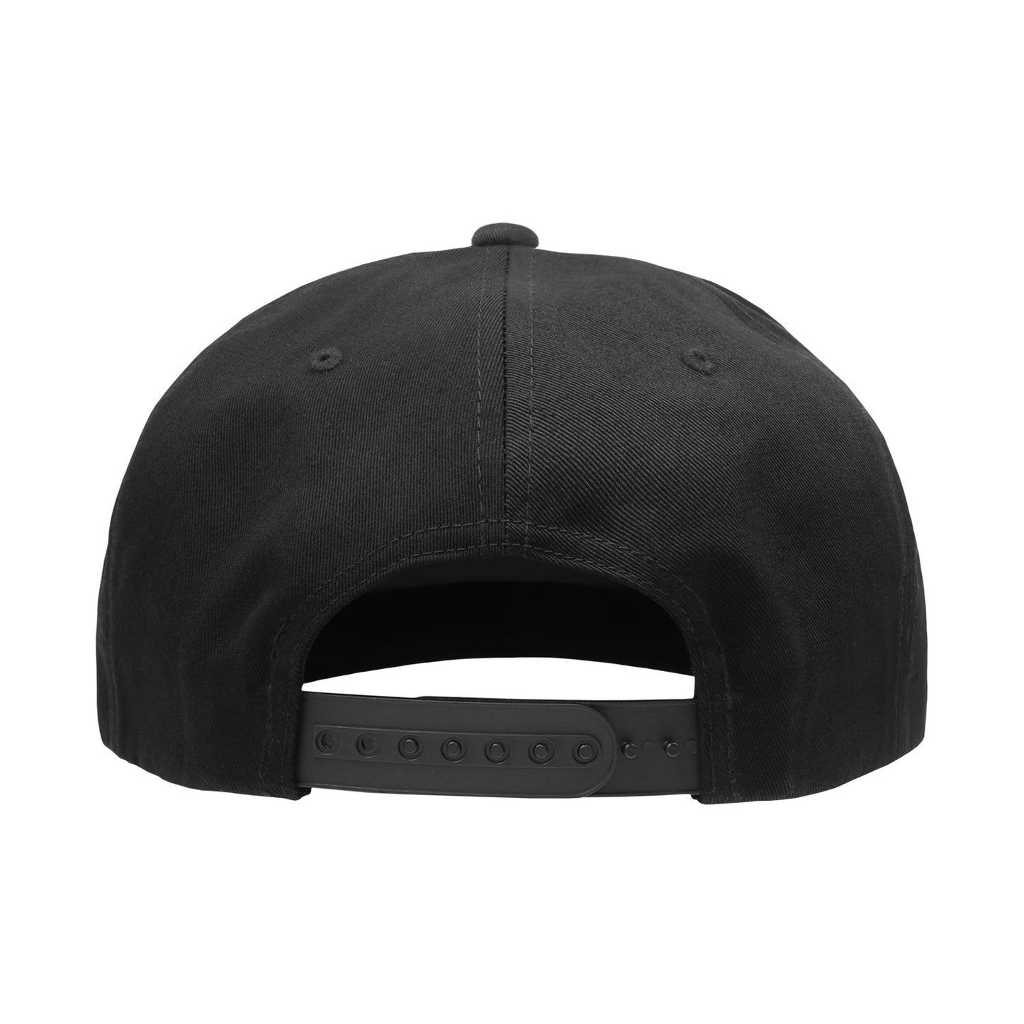 Decky 1098 7 Panel Flat Bill Hat Snapback, 7 Panel High Profile Structured Cap - Blank