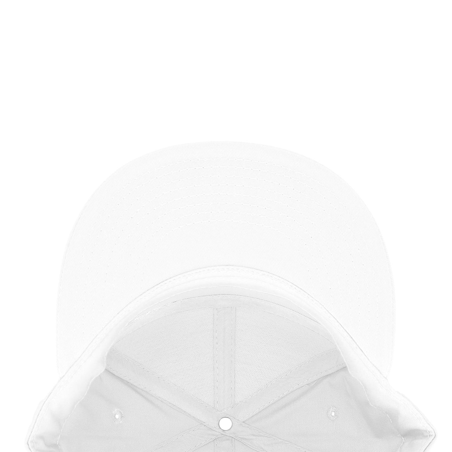 Decky 1098 7 Panel Flat Bill Hat Snapback, 7 Panel High Profile Structured Cap - Blank