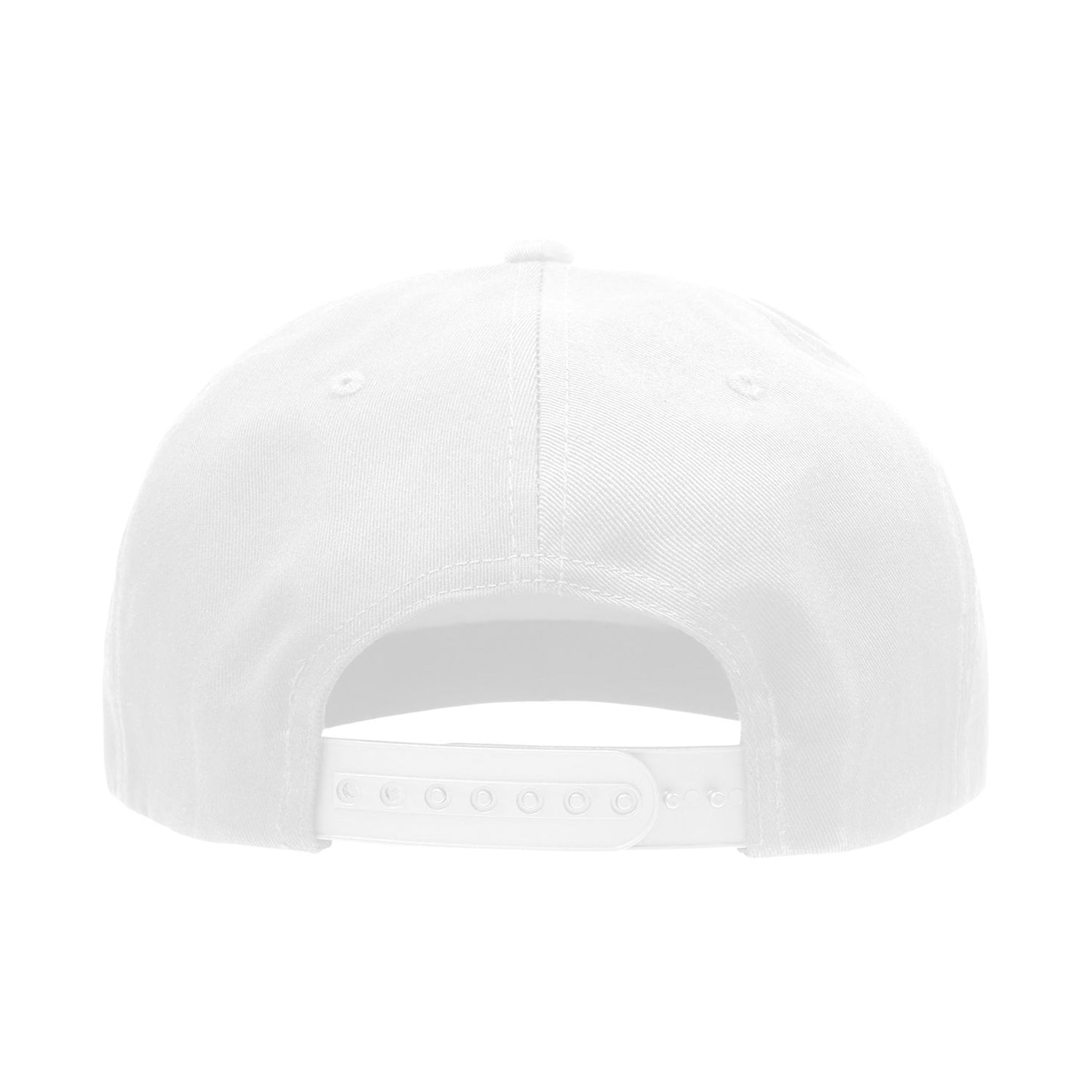 Decky 1098 7 Panel Flat Bill Hat Snapback, 7 Panel High Profile Structured Cap - Blank