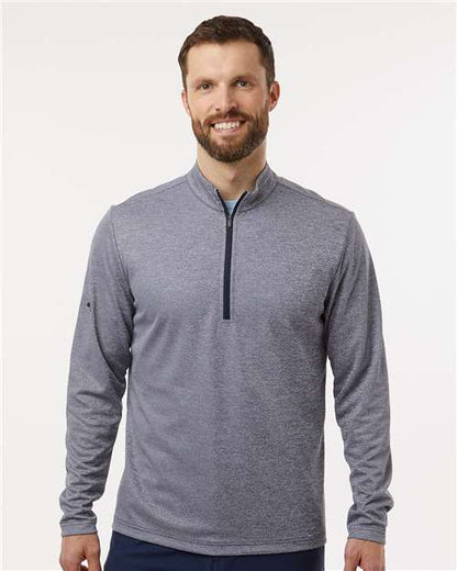 Adidas A593 Men's Space Dyed Quarter-Zip Pullover