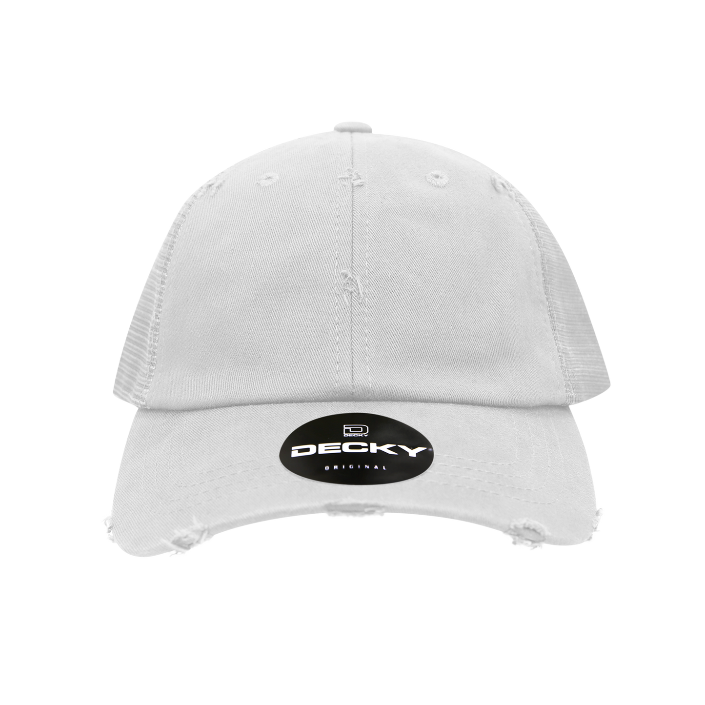 Decky 110 6 Panel Low Profile Relaxed Vintage Trucker Cap - Blank