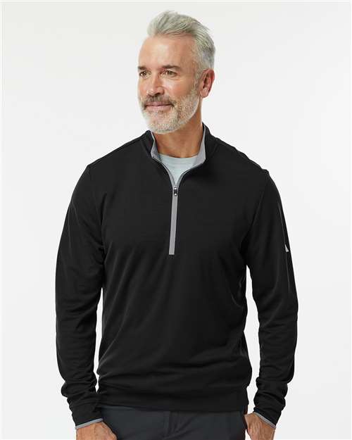 Adidas A2002 Men's Performance Lightweight Quarter-Zip Pullover