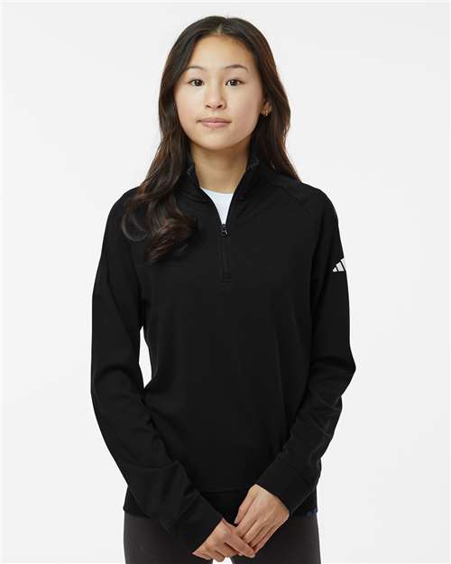 Adidas A4001 Youth Performance Quarter-Zip Pullover
