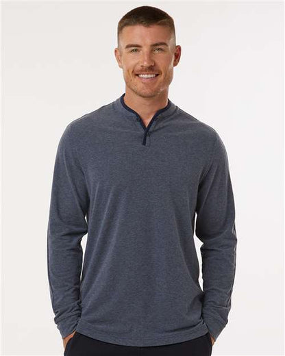 Adidas A597 Men's Henley Long Sleeve T-Shirt