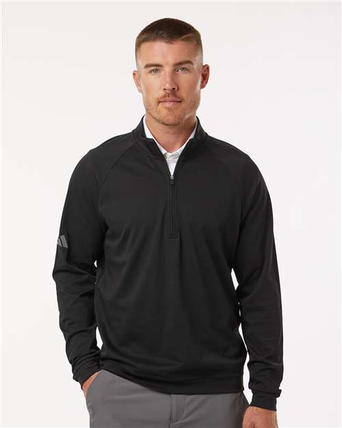 Adidas A598 Men's Club Quarter-Zip Pullover