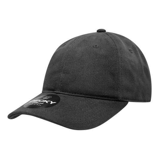 Custom Embroidered Decky 112 6 Panel Low Profile Relaxed Brushed Cotton Dad Hat - Star Hats & Embroidery