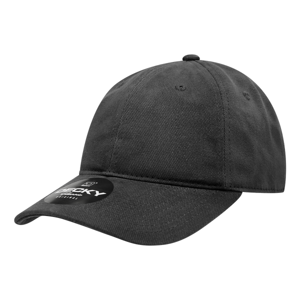 Decky 112 6 Panel Low Profile Relaxed Brushed Cotton Dad Hat