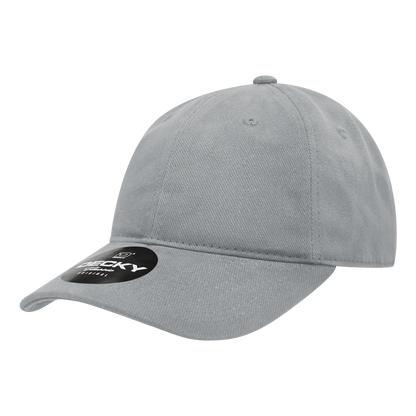 Custom Embroidered Decky 112 6 Panel Low Profile Relaxed Brushed Cotton Dad Hat