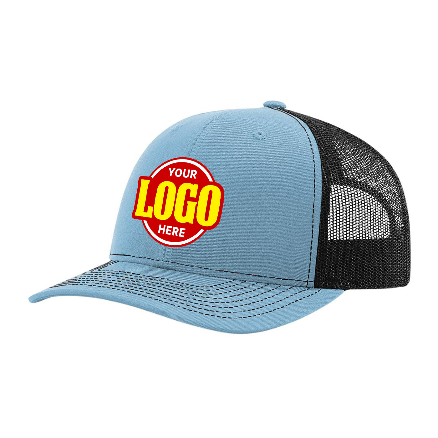 その他 High Tail Designs Logo Trucker Hat Custom Embroidered Richardson 112 XL Premium Trucker Hat