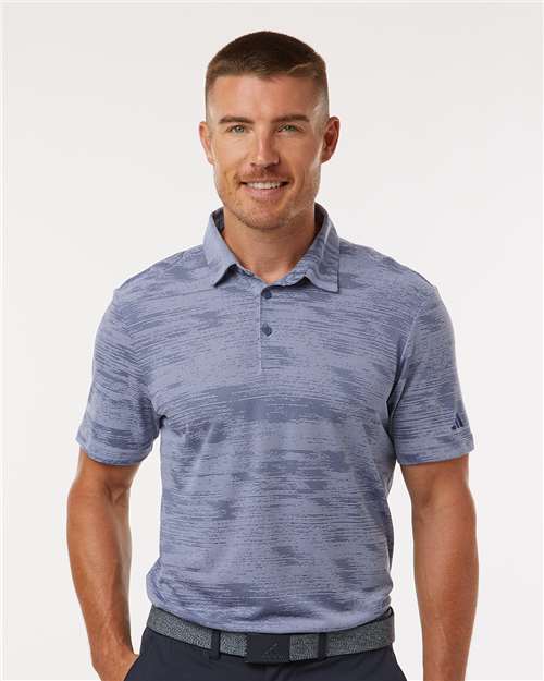 Adidas A2005 Men's Ultimate365 Textured Stripe Polo