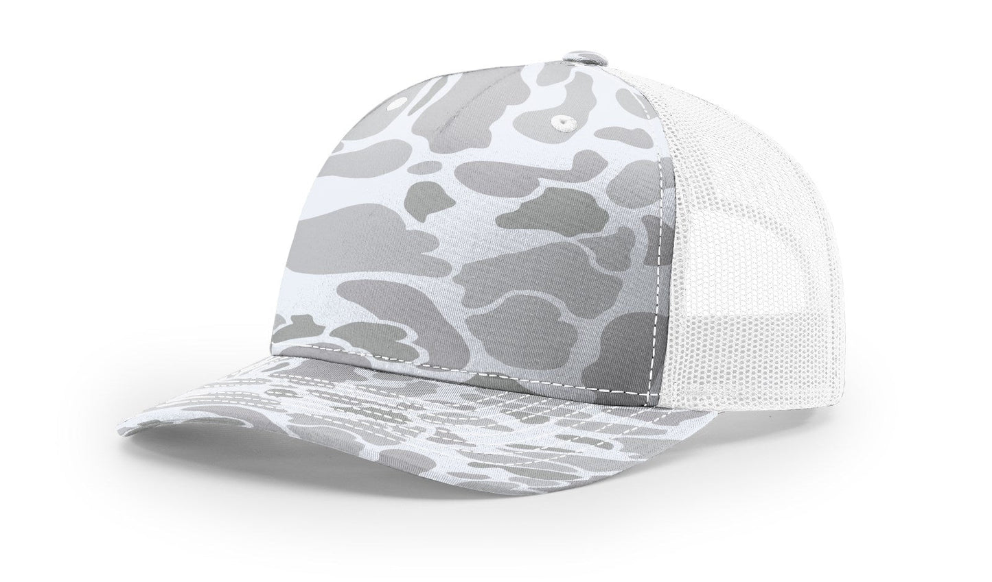 Richardson 112PFP Printed Five Panel Trucker Hat Camo Cap 112 PFP - Blank