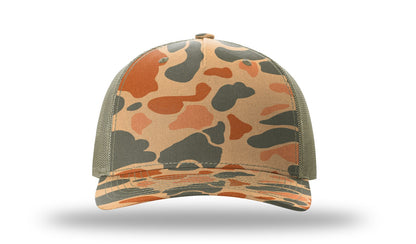 Richardson 112PFP Printed Five Panel Trucker Cap New Colors