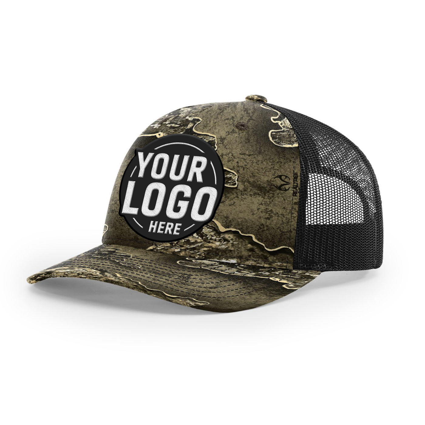 Custom Embroidered Richardson 112P Printed Trucker Hat Snapback Cap