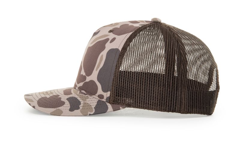 Richardson 112PFP Printed Five Panel Trucker Hat Camo Cap 112 PFP - Blank