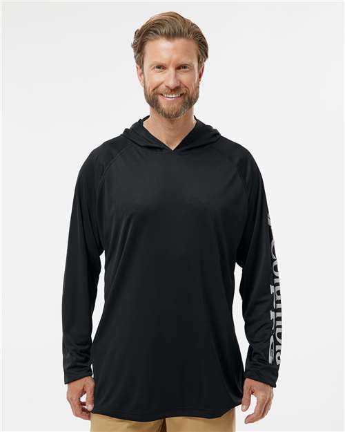 Columbia 212482 Men's PFG Terminal Tackle™ Hooded Long Sleeve T-Shirt