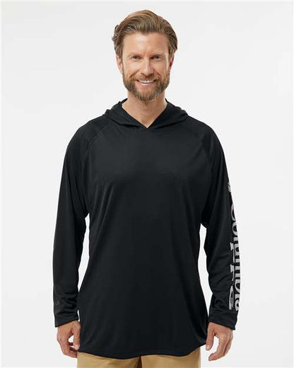 Columbia 212482 Men's PFG Terminal Tackle™ Hooded Long Sleeve T-Shirt
