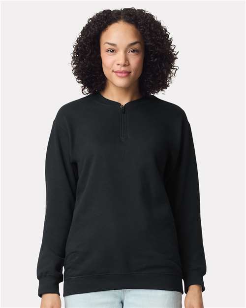 Gildan SF008 Unisex Softstyle® Midweight 1/4 Zip Sweatshirt