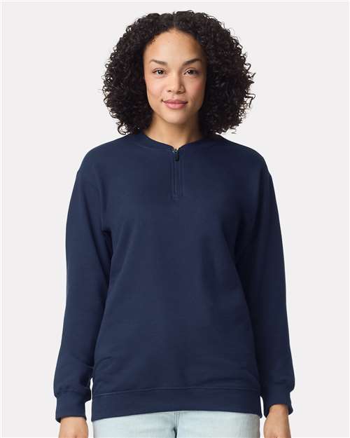 Gildan SF008 Unisex Softstyle® Midweight 1/4 Zip Sweatshirt