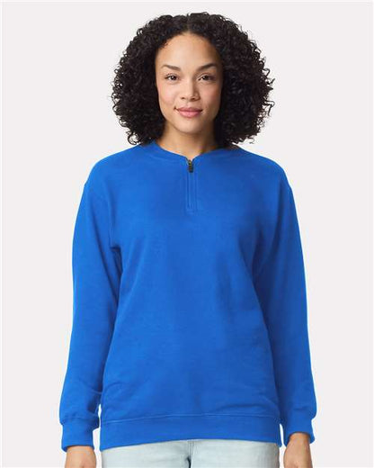 Gildan SF008 Unisex Softstyle® Midweight 1/4 Zip Sweatshirt