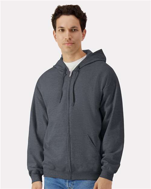 Gildan SF600 Unisex Softstyle® Full-Zip Hooded Sweatshirt
