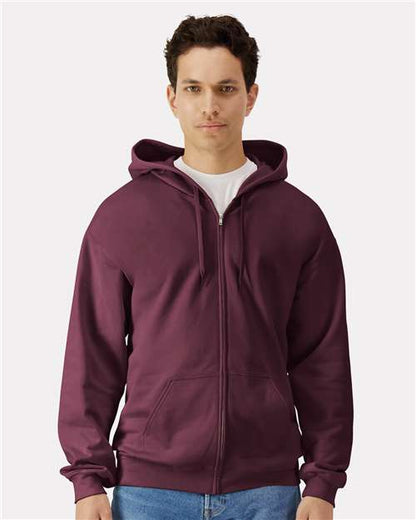 Gildan SF600 Unisex Softstyle® Full-Zip Hooded Sweatshirt