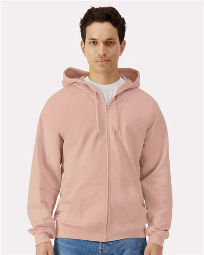 Gildan SF600 Unisex Softstyle® Full-Zip Hooded Sweatshirt
