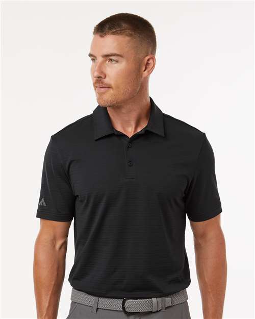 Adidas A704 Men's Textured Stripe Polo