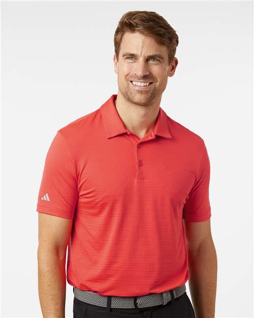 Adidas A704 Men's Textured Stripe Polo