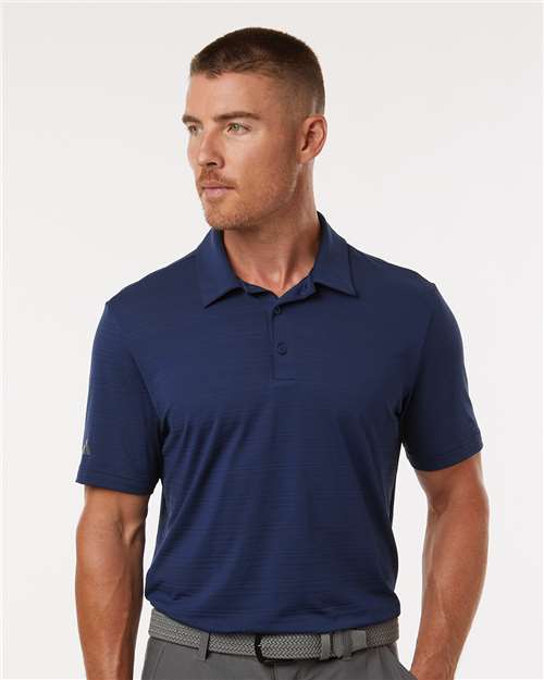 Adidas A704 Men's Textured Stripe Polo