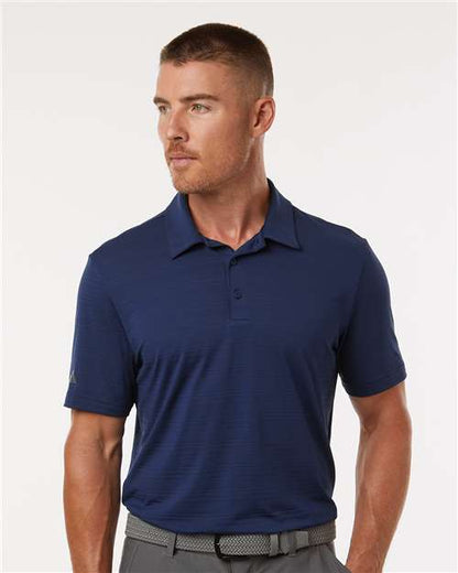 Adidas A704 Men's Textured Stripe Polo