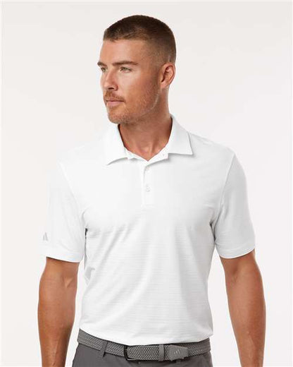 Adidas A704 Men's Textured Stripe Polo