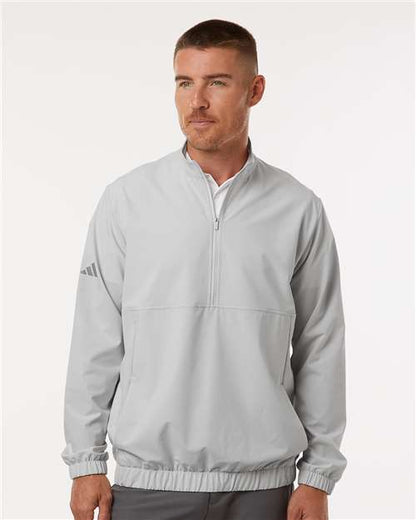Adidas A705 Men's Stretch Woven Half-Zip Pullover